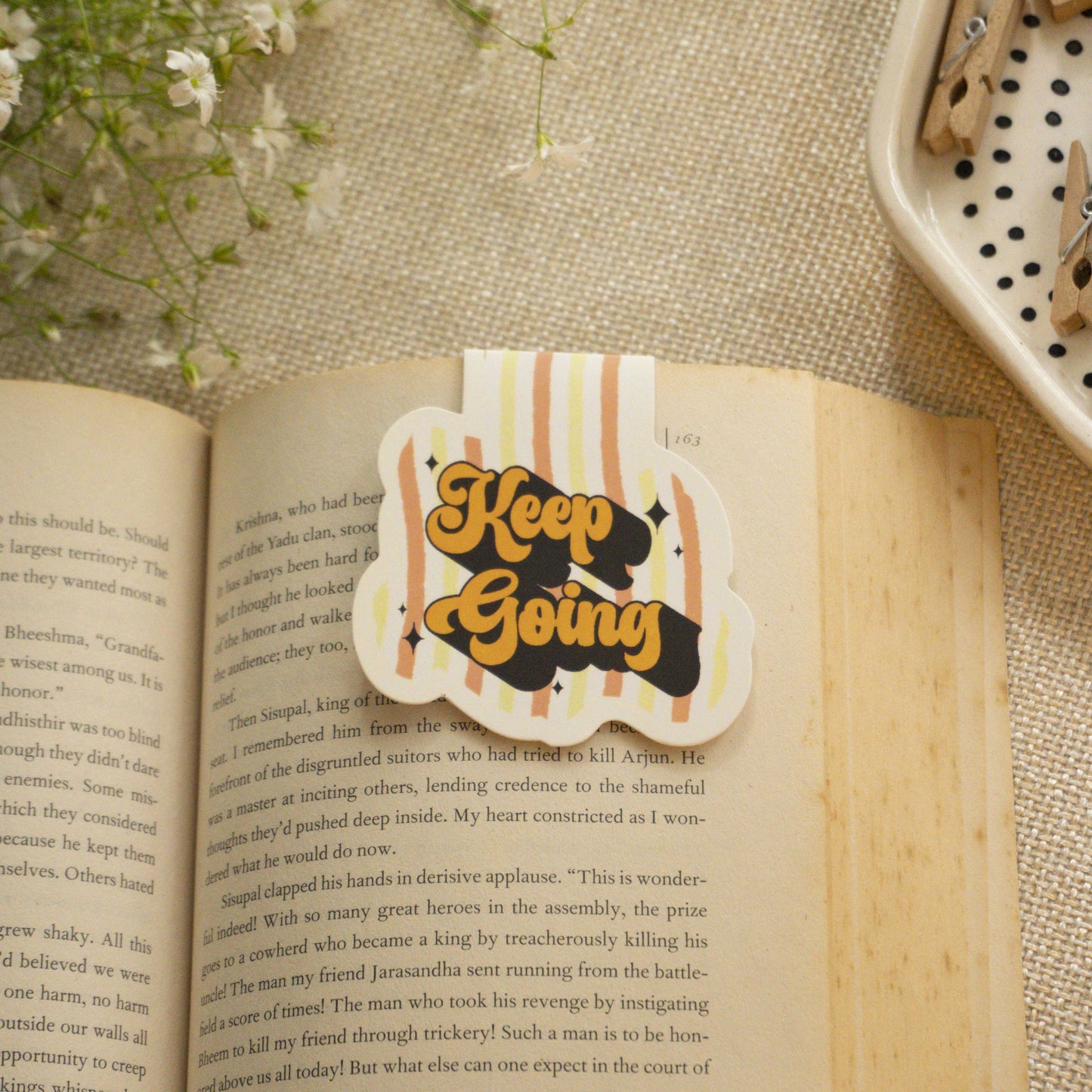 Laugh & Love Set of 10 Magnetic Bookmarks